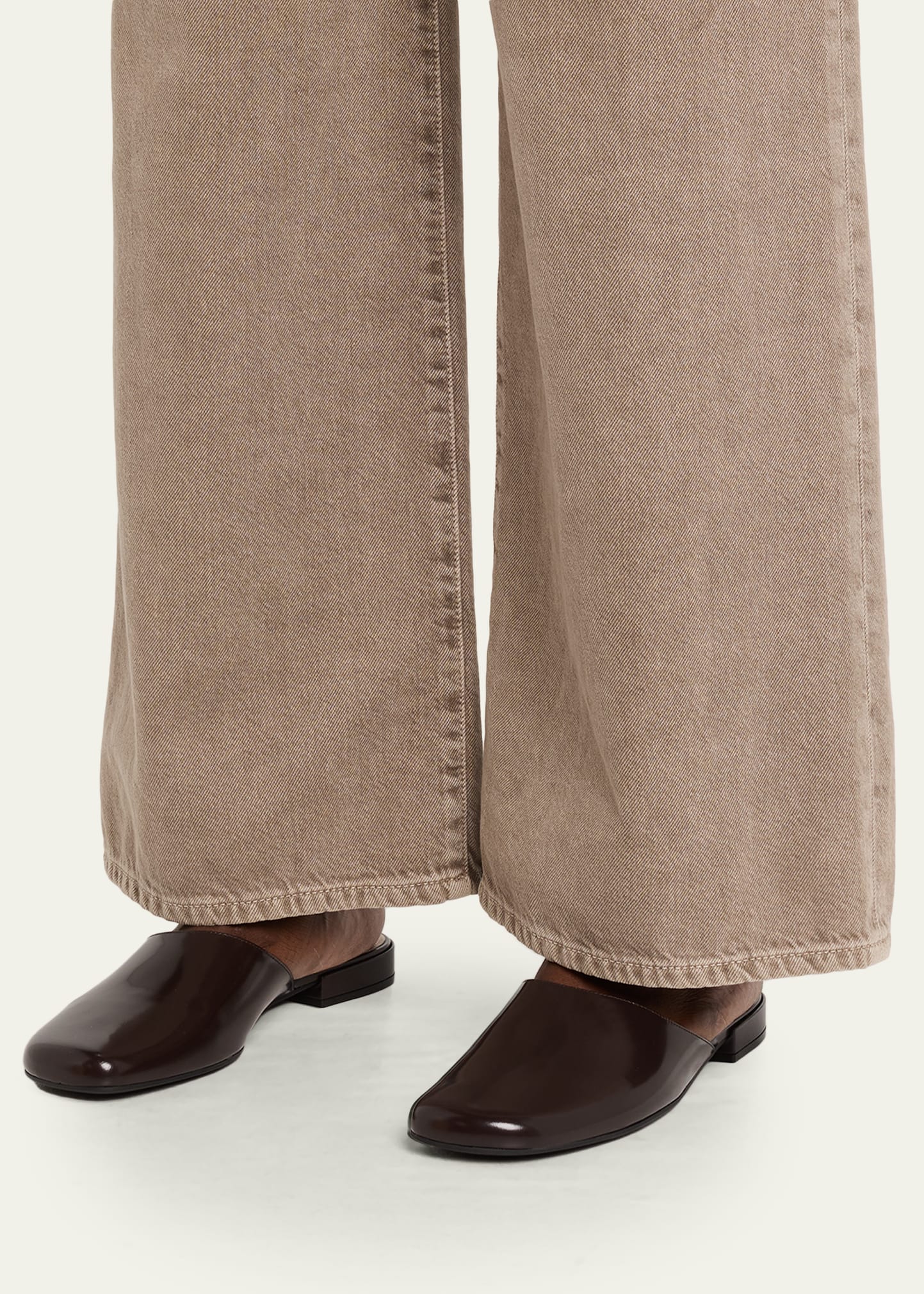 THE ROW PENELOPE MULE - Flat Closed-Toe