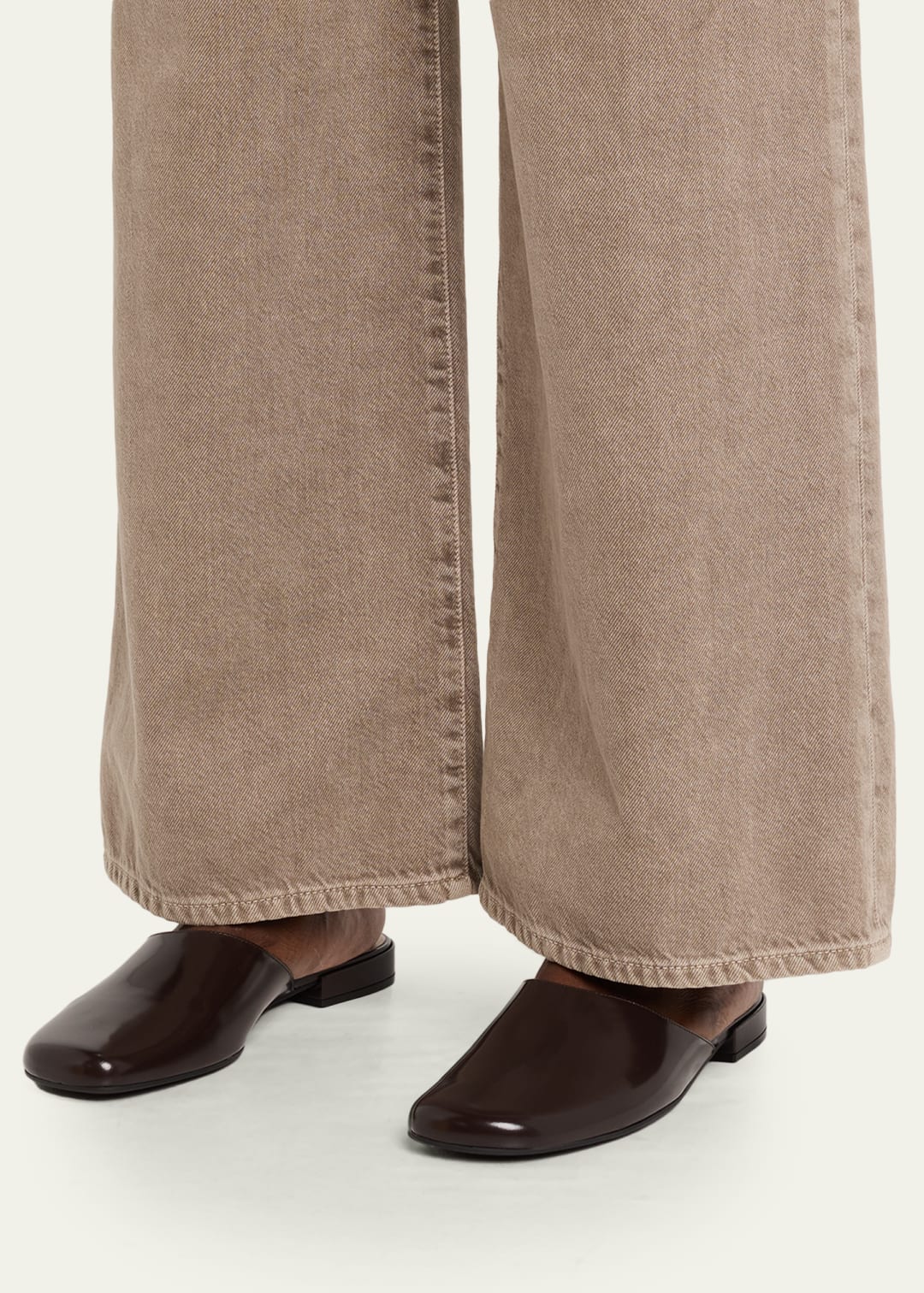 THE ROW PENELOPE MULE - Flat Closed-Toe