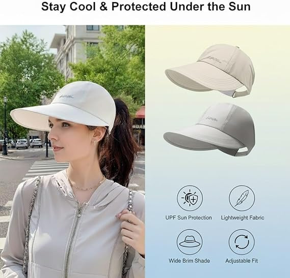 SolarGuard™ Wide Brim Sun Cap UPF 50+