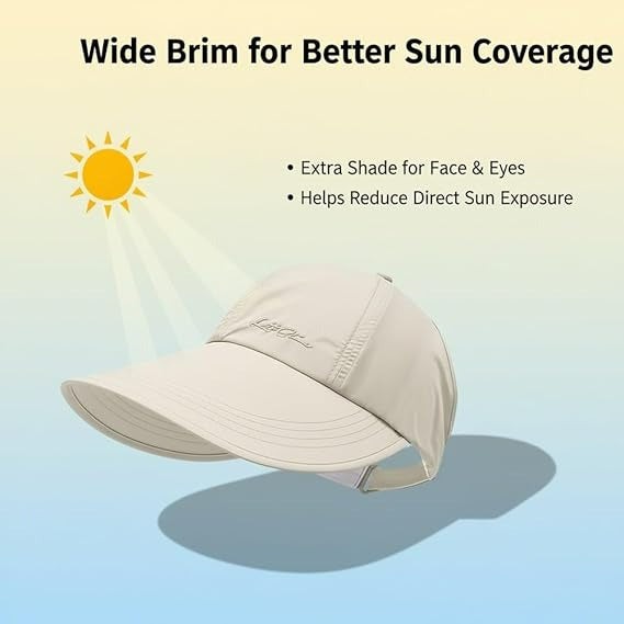 SolarGuard™ Wide Brim Sun Cap UPF 50+